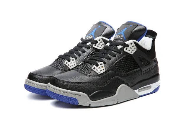 Air Jordan 4 黑皇家蓝篮球鞋 3