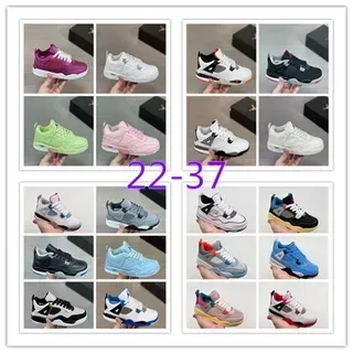 Tênis lifestyle Air Jordan 4 magenta e branco