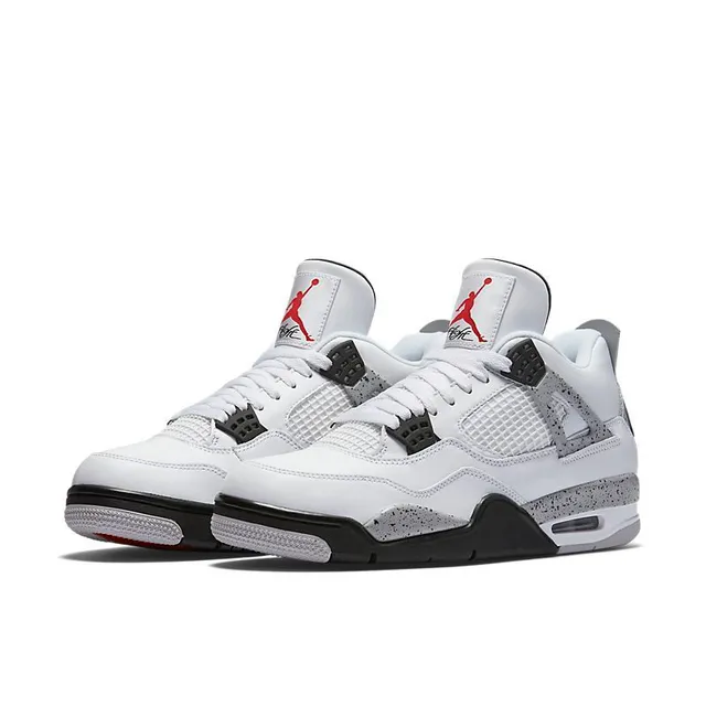 Air Jordan 4 White Cement বাস্কেটবল জুতো 3