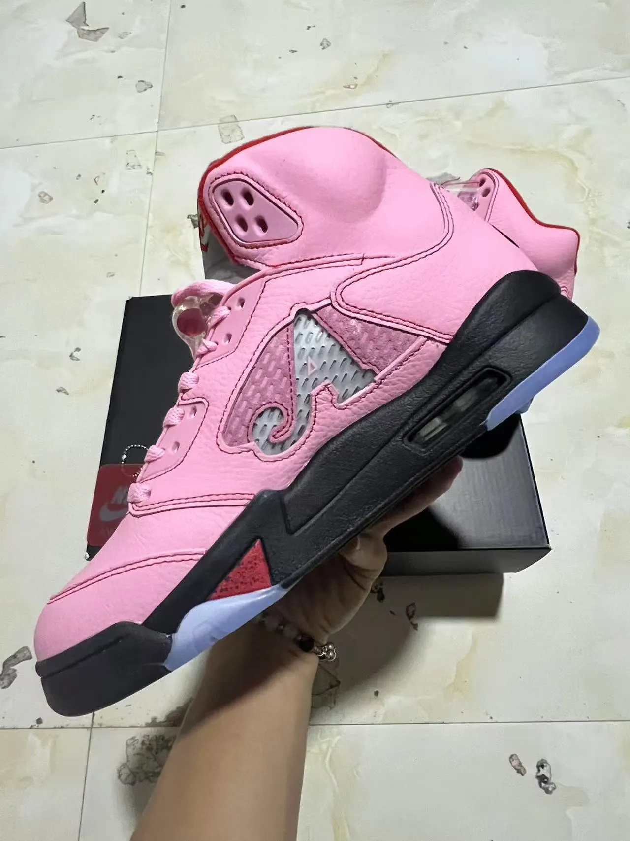 Air Jordan 5 Pink NY 23 বাস্কেটবল জুতো 5