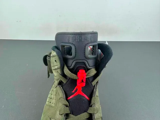 Air Jordan 6 Verde Oliva Ante Tênis High Top de Basquete 6