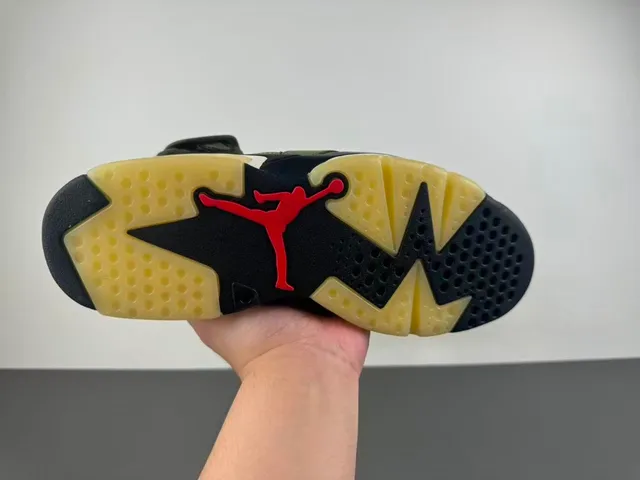 Air Jordan 6 Verde Oliva Ante Tênis High Top de Basquete 9