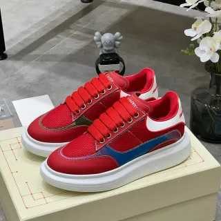 Alexander McQueen Oversized Sneaker Red Blue White Lifestyle Sneakers