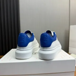 Alexander McQueen Oversized Sneaker White and Royal Blue Lifestyle Sneakers