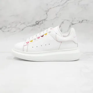 Alexander McQueen Oversized Sneaker White Multicolor Platform Sole Leather Upper Lifestyle Sneakers