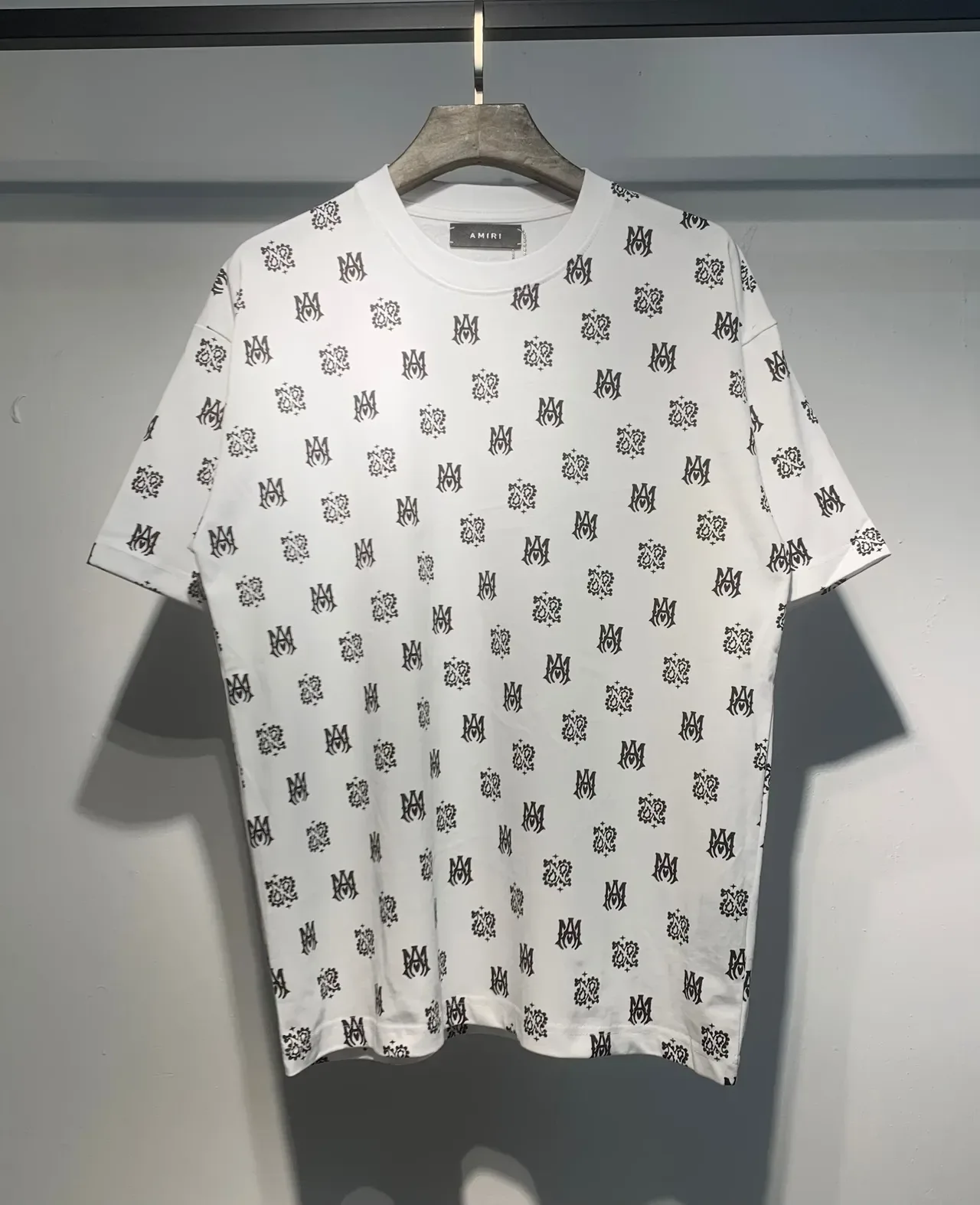 Amiri All-Over Monogram Floral Print T-Shirt 8