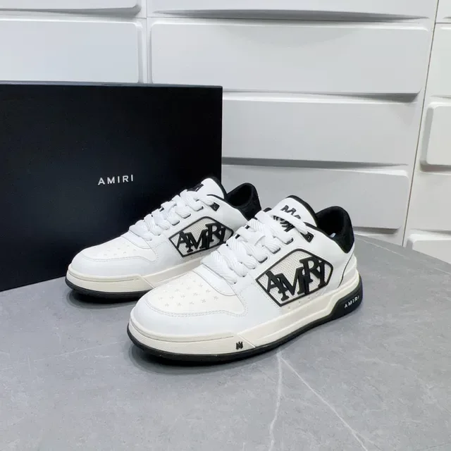 Amiri MA Court 白黑休闲运动鞋 2