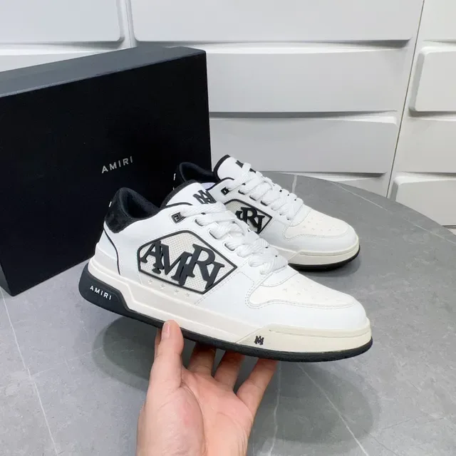 Amiri MA Court 白黑休闲运动鞋 3