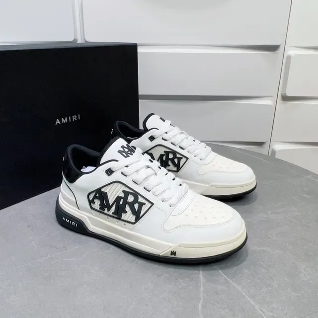 Amiri MA Court 白黑休闲运动鞋 4