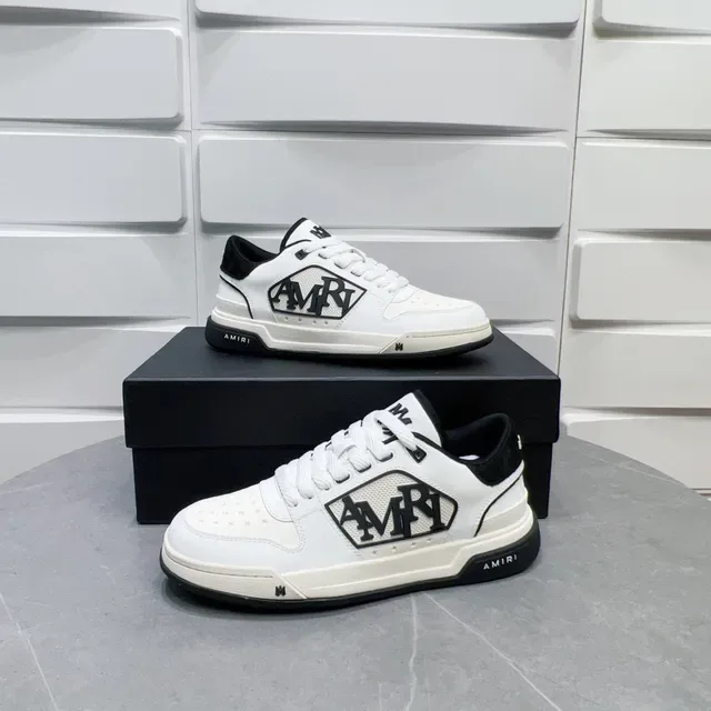Amiri MA Court 白黑休闲运动鞋 6