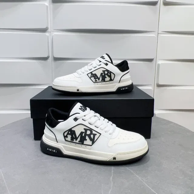Amiri MA Court 白黑休闲运动鞋 7