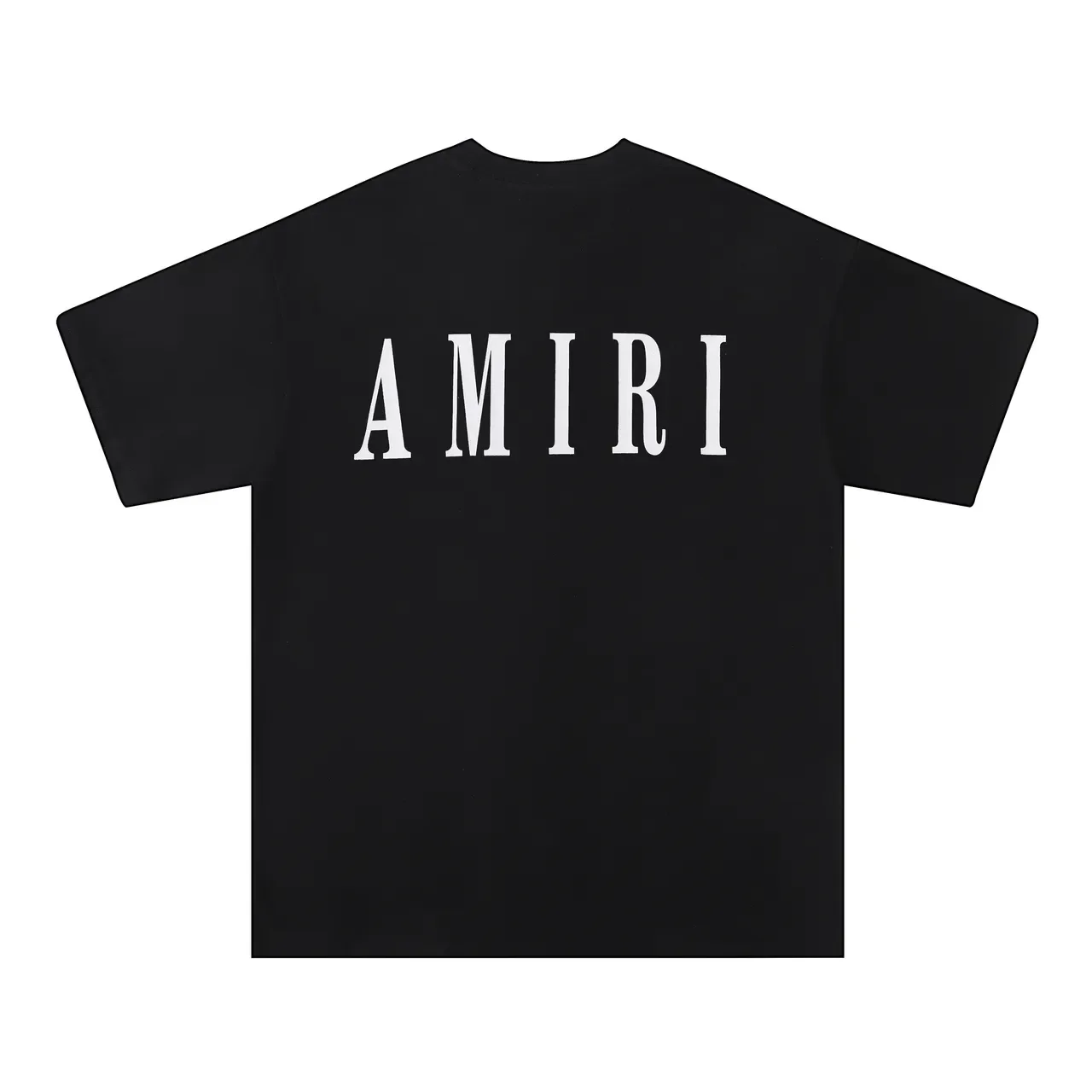 Amiri Skel Top Black White Oversized Fit Bold Back Logo T-Shirt 9