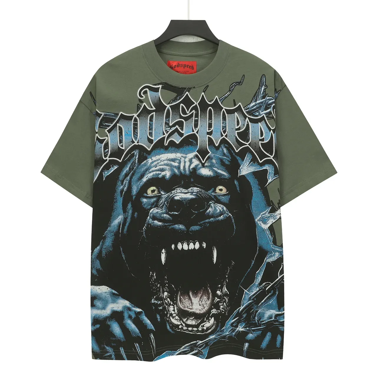 Anti Social Social Club Fuck Your Social Club Graphic Olive Green T-Shirt 2