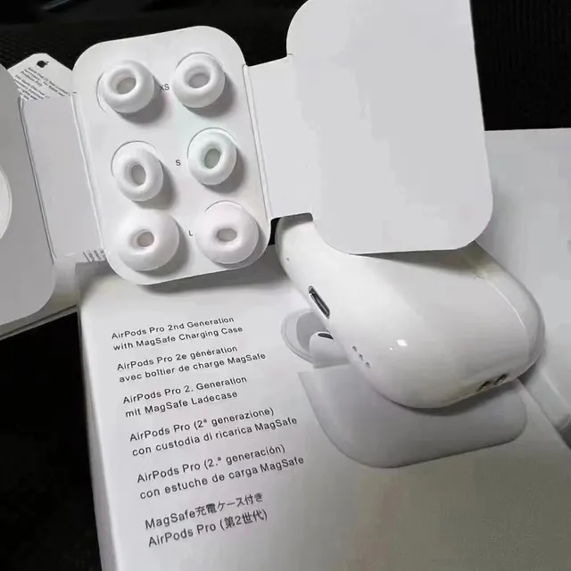 Apple AirPods Pro সাদা কম্প্যাক্ট স্টেম-স্টাইল ম্যাগনেটিক চার্জিং কেস TWS ইয়ারবাডস 5