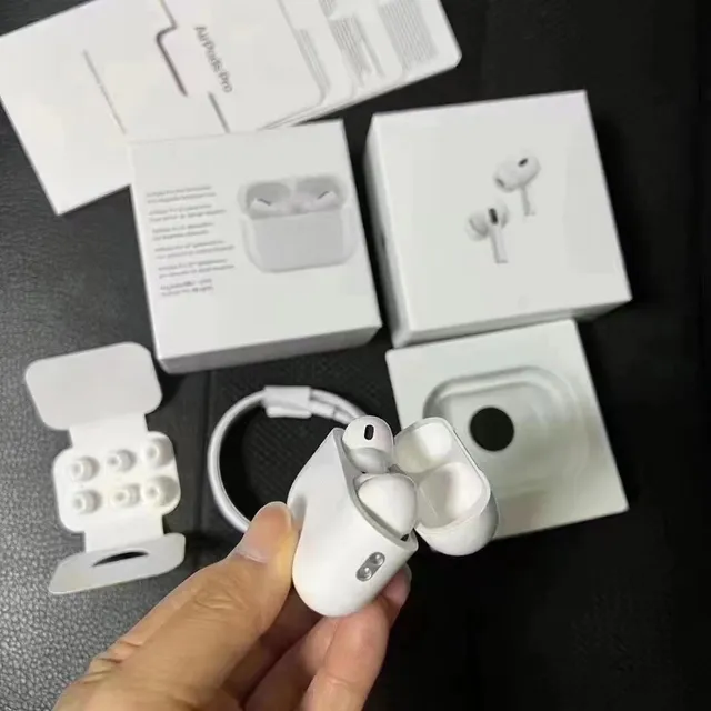 Apple AirPods Pro সাদা কম্প্যাক্ট স্টেম-স্টাইল ম্যাগনেটিক চার্জিং কেস TWS ইয়ারবাডস 7