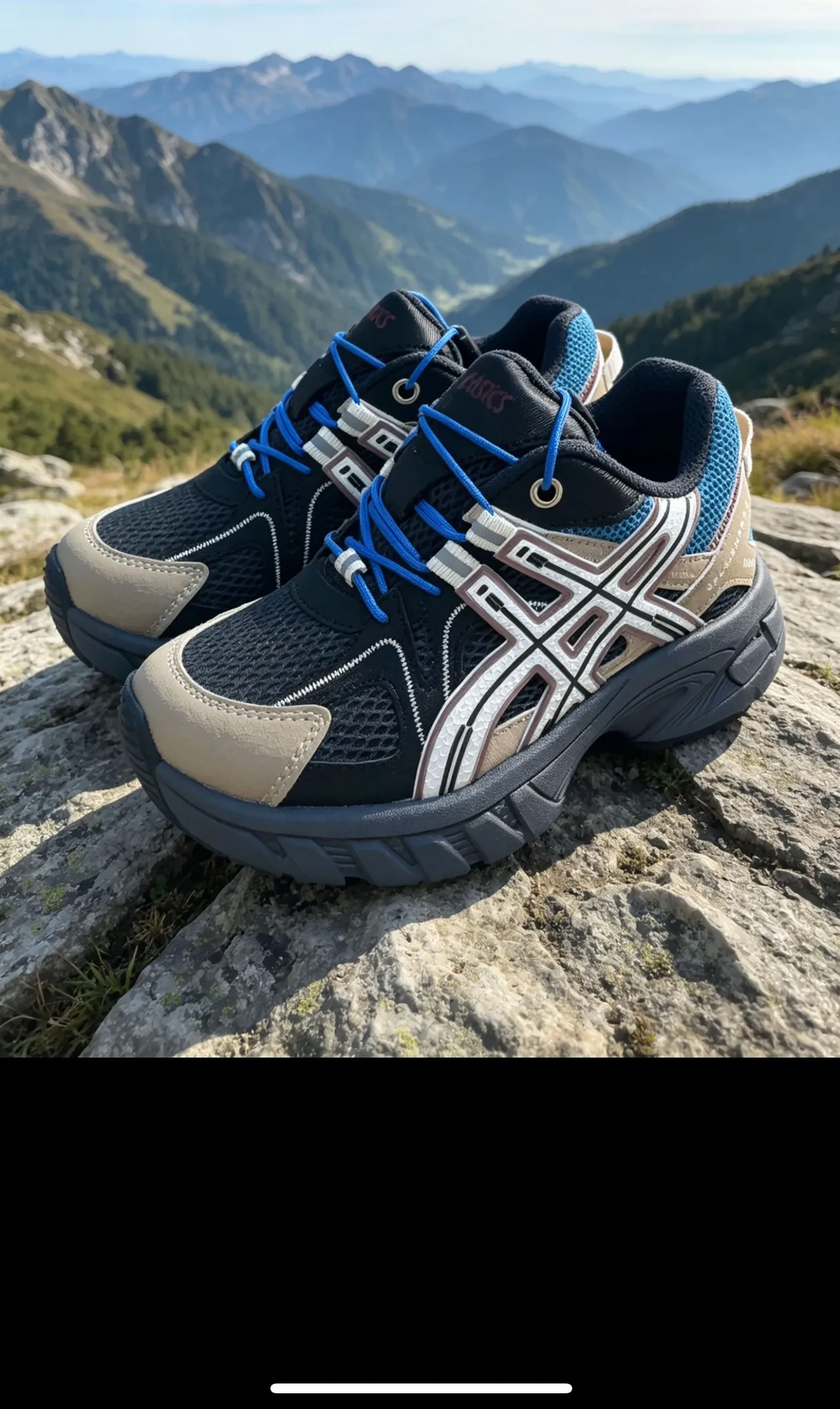 ASICS Gel-Kayano 粉白黄厚底运动鞋 10