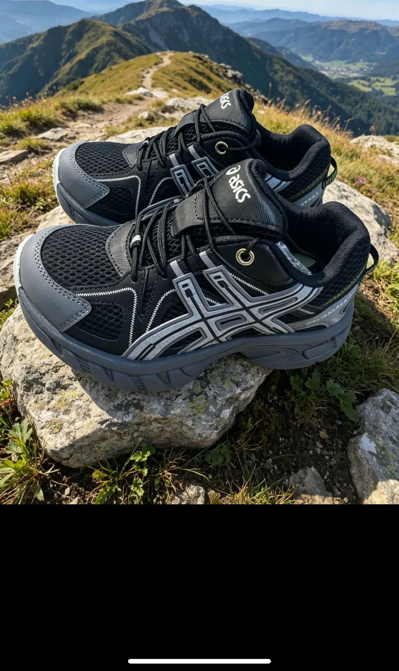 ASICS Gel-Kayano 粉白黄厚底运动鞋 22