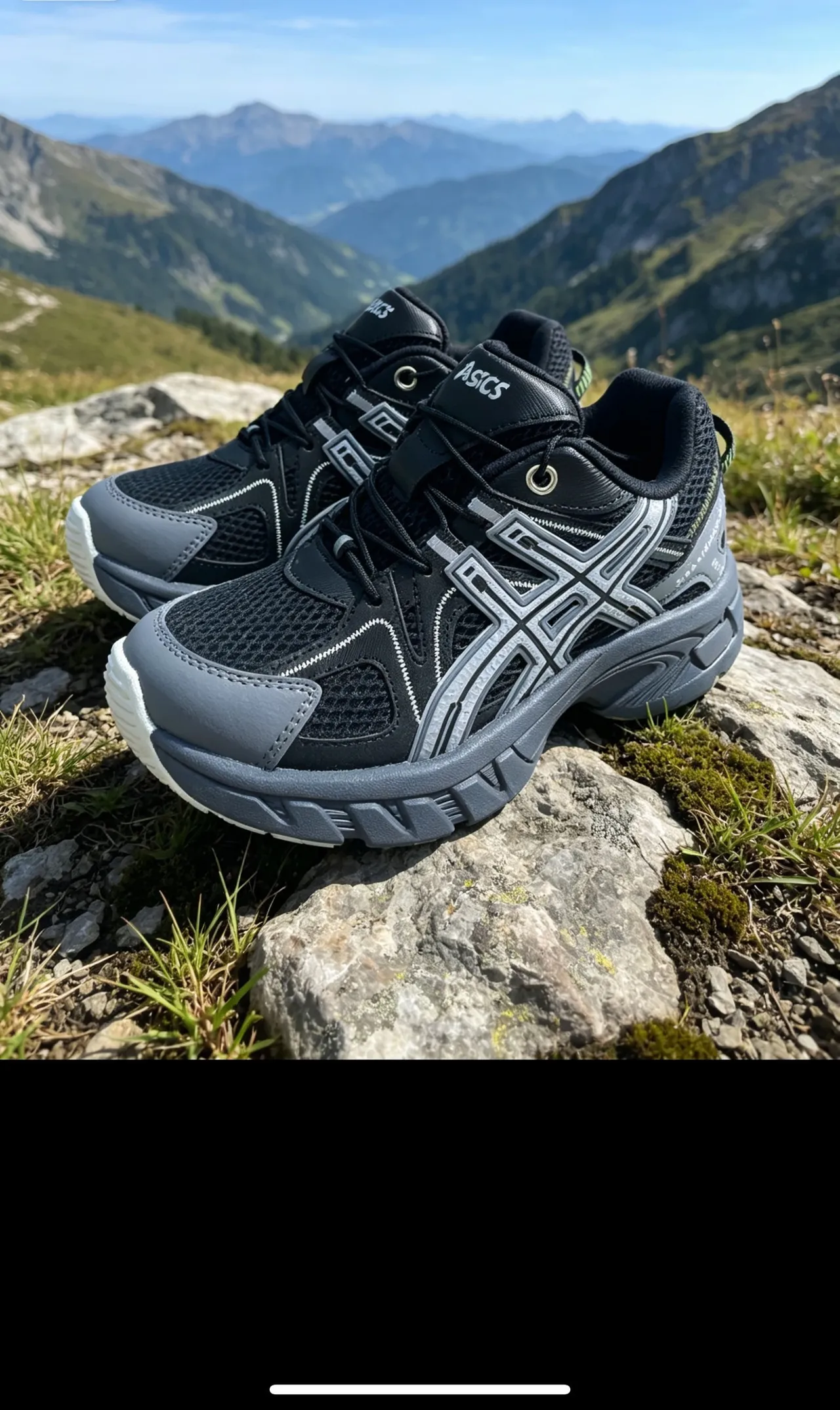 ASICS Gel-Kayano 粉白黄厚底运动鞋 23