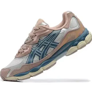 ASICS Gel-Kayano Style 灰玫瑰海军跑鞋