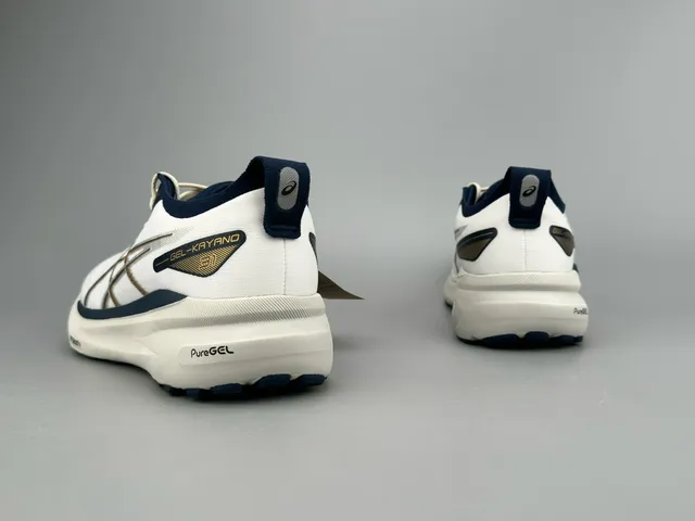 ASICS Gel-Kayano Blanc Marine Or Chaussures de course 2