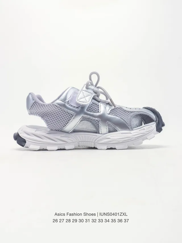 ASICS Gris Noir Mesh-et-Synthétique Haut Cage Ouverte Overlay Lifestyle Sneakers 15