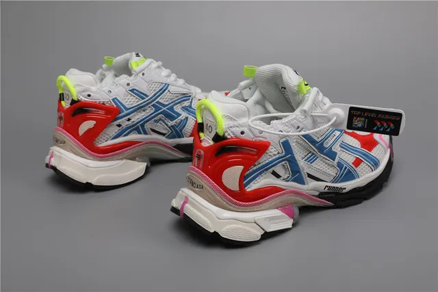 ASICS Runner রানিং শু সাদা/লাল/নীল/গোলাপি 3