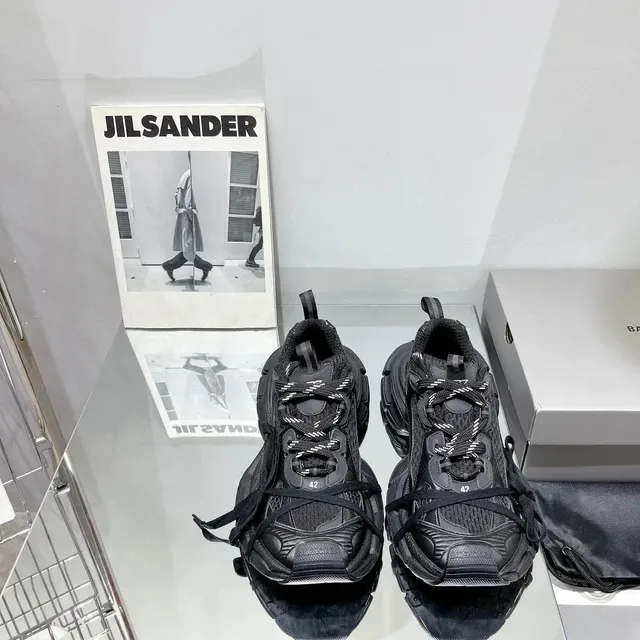 Balenciaga Black Oversized Silhouette Multi-Layered Sole Chunky Sneakers 9