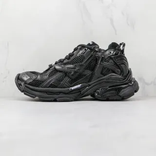 Balenciaga Runner Monochrome Black Chunky Sneakers