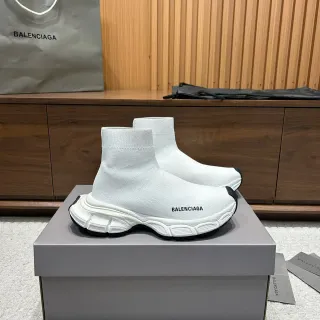 Balenciaga Speed Trainer White and Black Lifestyle Sneakers