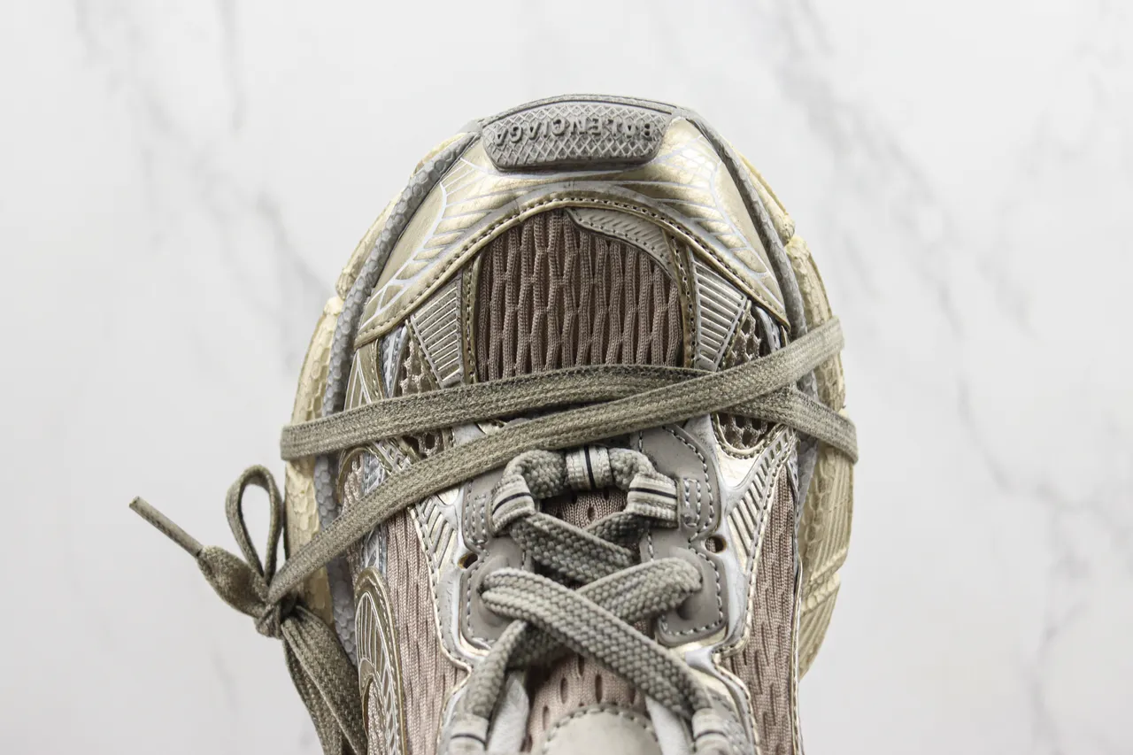 Balenciaga Track Trainer Beige Gray Chunky Sneaker 6