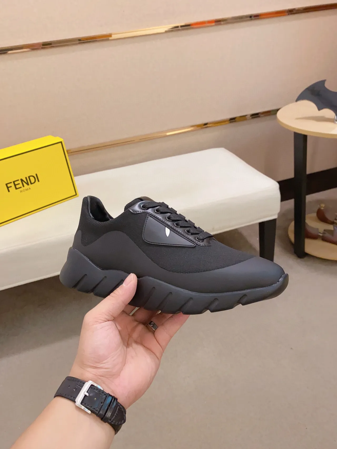 Balenciaga Track Trainer Black Chunky Sneakers 6