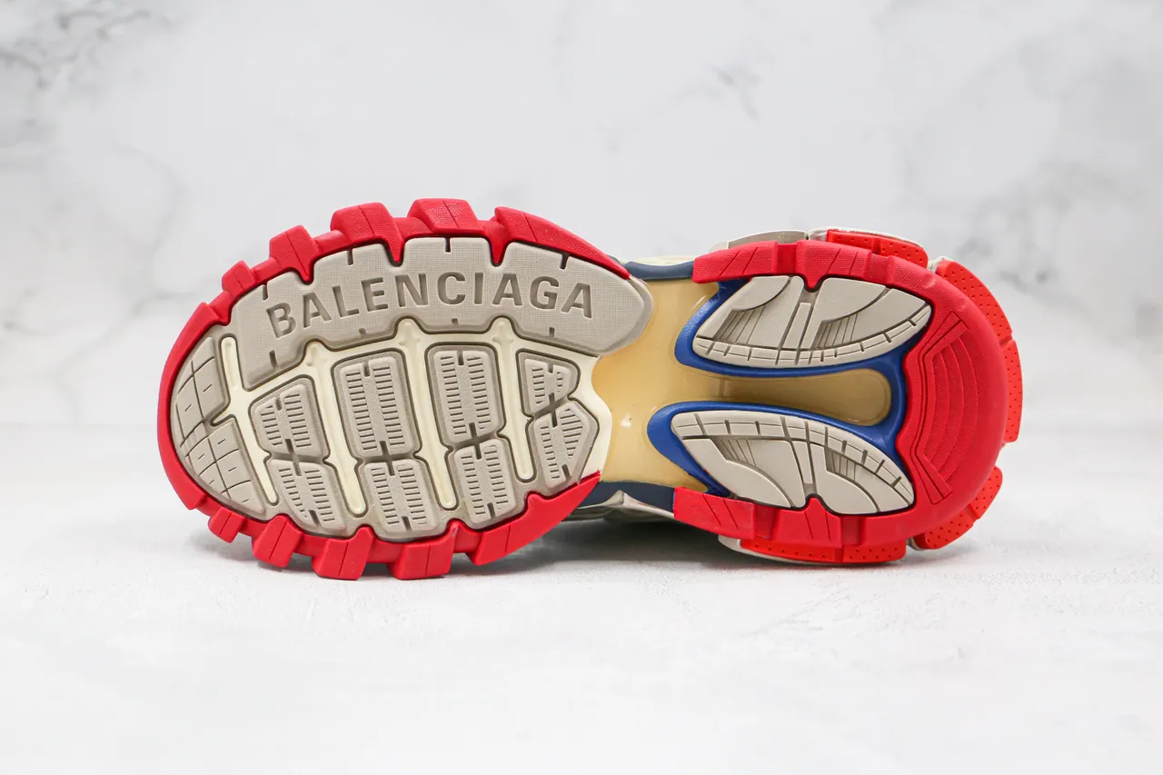 Balenciaga Track Trainer Off-White Blue Red Chunky Sneakers 2