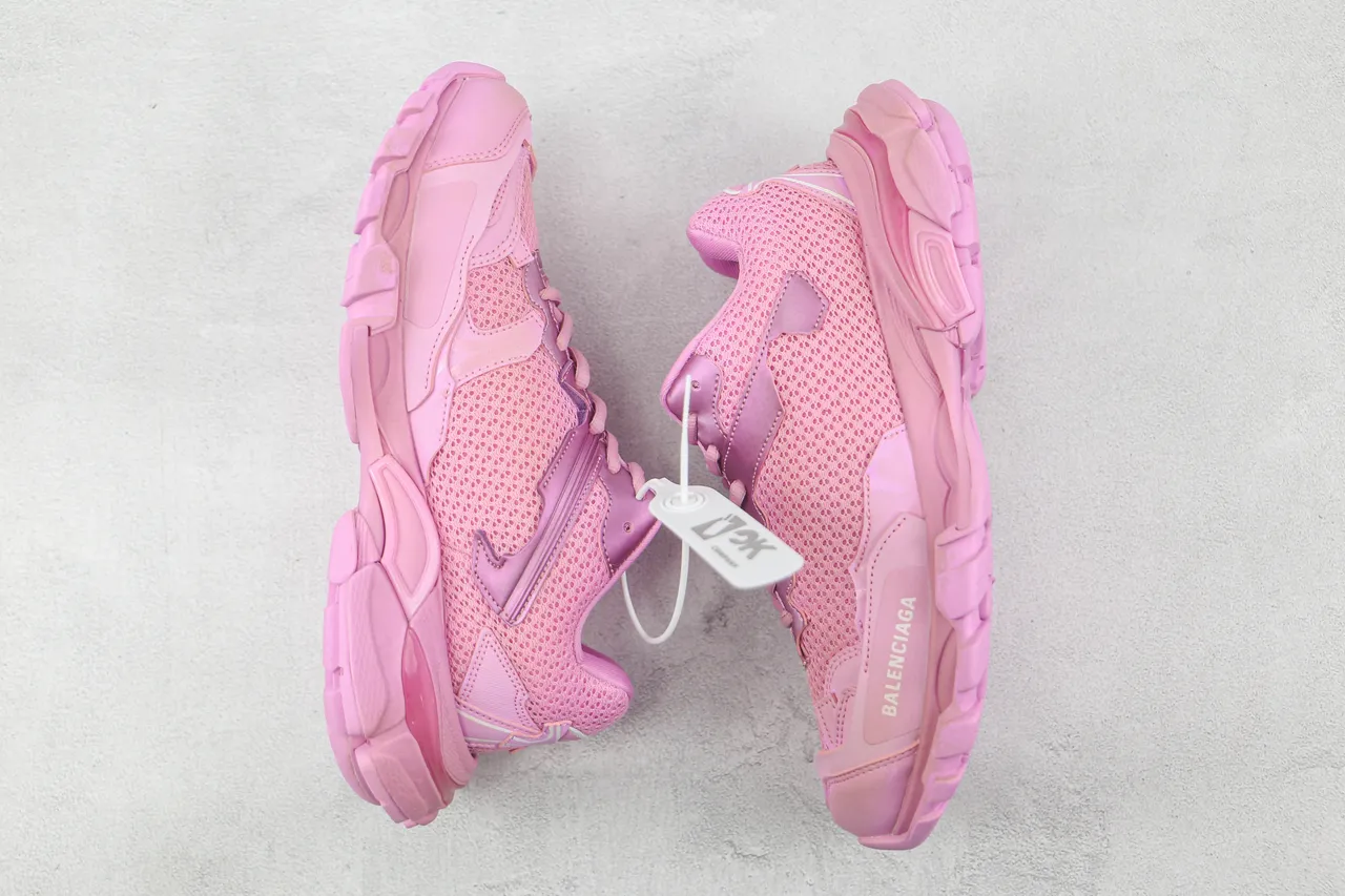 Balenciaga Track Trainer Pink Chunky Sneakers 2