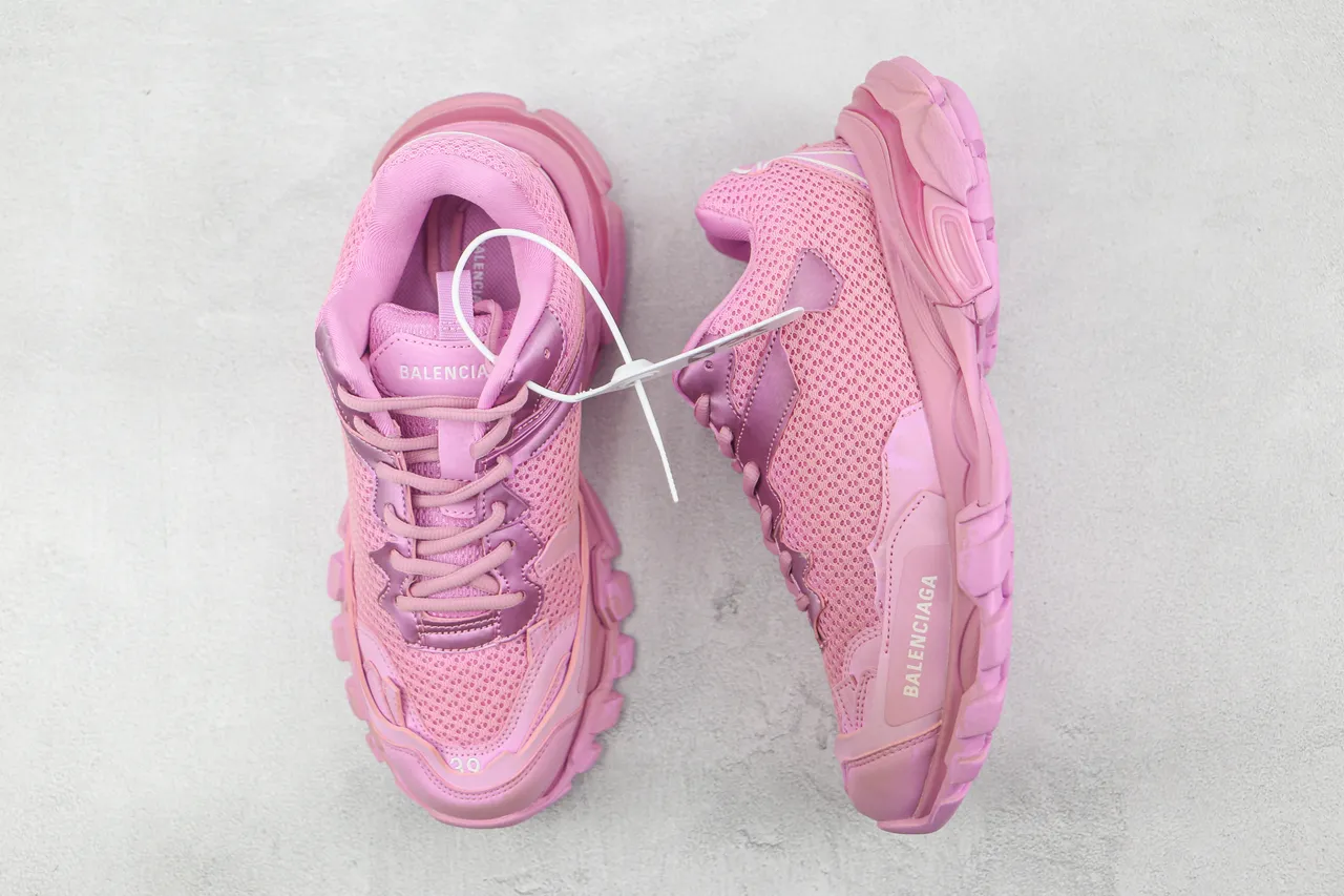 Balenciaga Track Trainer Pink Chunky Sneakers 3