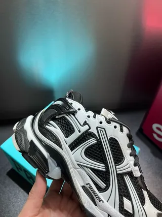 Balenciaga Track Trainer White Black Chunky Sneakers 2