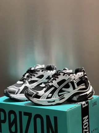 Balenciaga Track Trainer White Black Chunky Sneakers 9