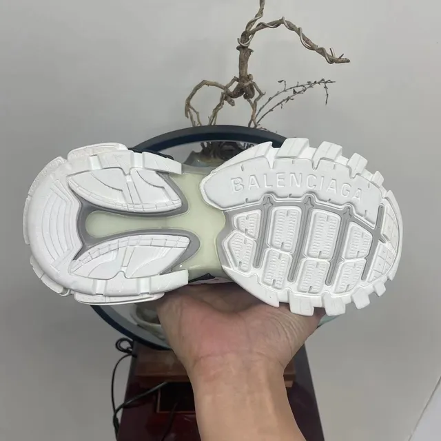 Balenciaga Track Trainer White Gray Black Chunky Sneakers 5