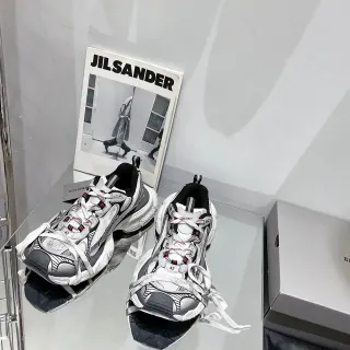 Balenciaga Track Trainer सफेद भूरा काला मोटी स्नीकर