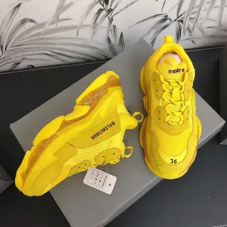 Balenciaga Triple S Yellow Chunky Sneakers