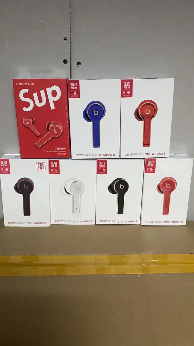 Beats beatsstudio pro wireless লাল সোনালি স্টেম-স্টাইল ওভার-ইয়ার হুক TWS ইয়ারবাডস 11