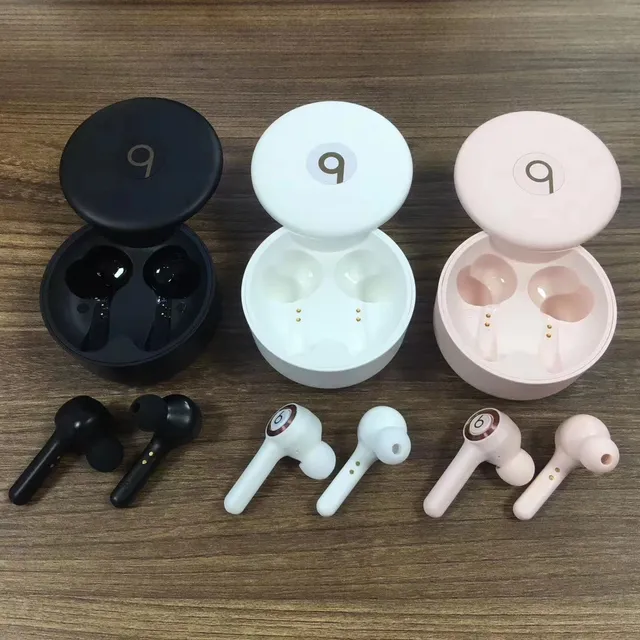 Beats Black Pink Étui de Charge Cylindrique Finition Mate TWS Écouteurs 5