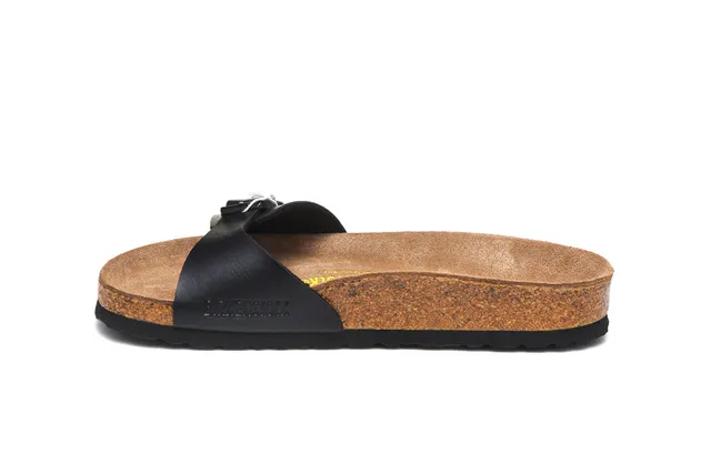 Birkenstock Arizona কালো চামড়ার কাজুয়াল স্যান্ডাল 4