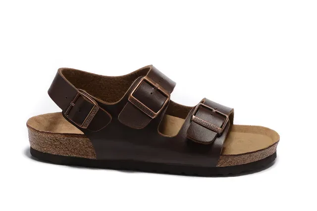 Birkenstock Arizona বাদামি চামড়া ক্যাজুয়াল স্যান্ডেল 2