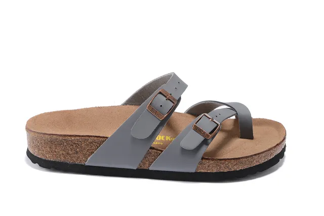 Birkenstock Arizona Sandalias Casuales Grises de Dos Correas 2