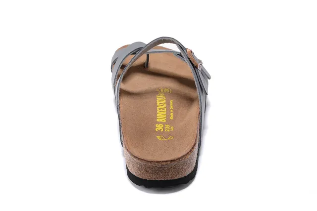 Birkenstock Arizona Sandalias Casuales Grises de Dos Correas 3