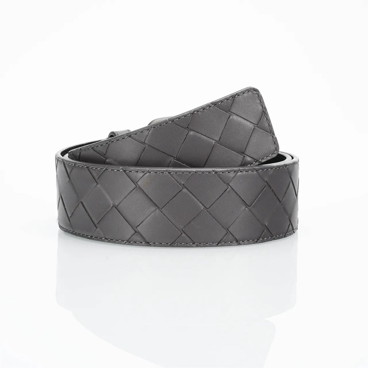Bottega Veneta Cassette Intrecciato চামড়ার বেল্ট 3