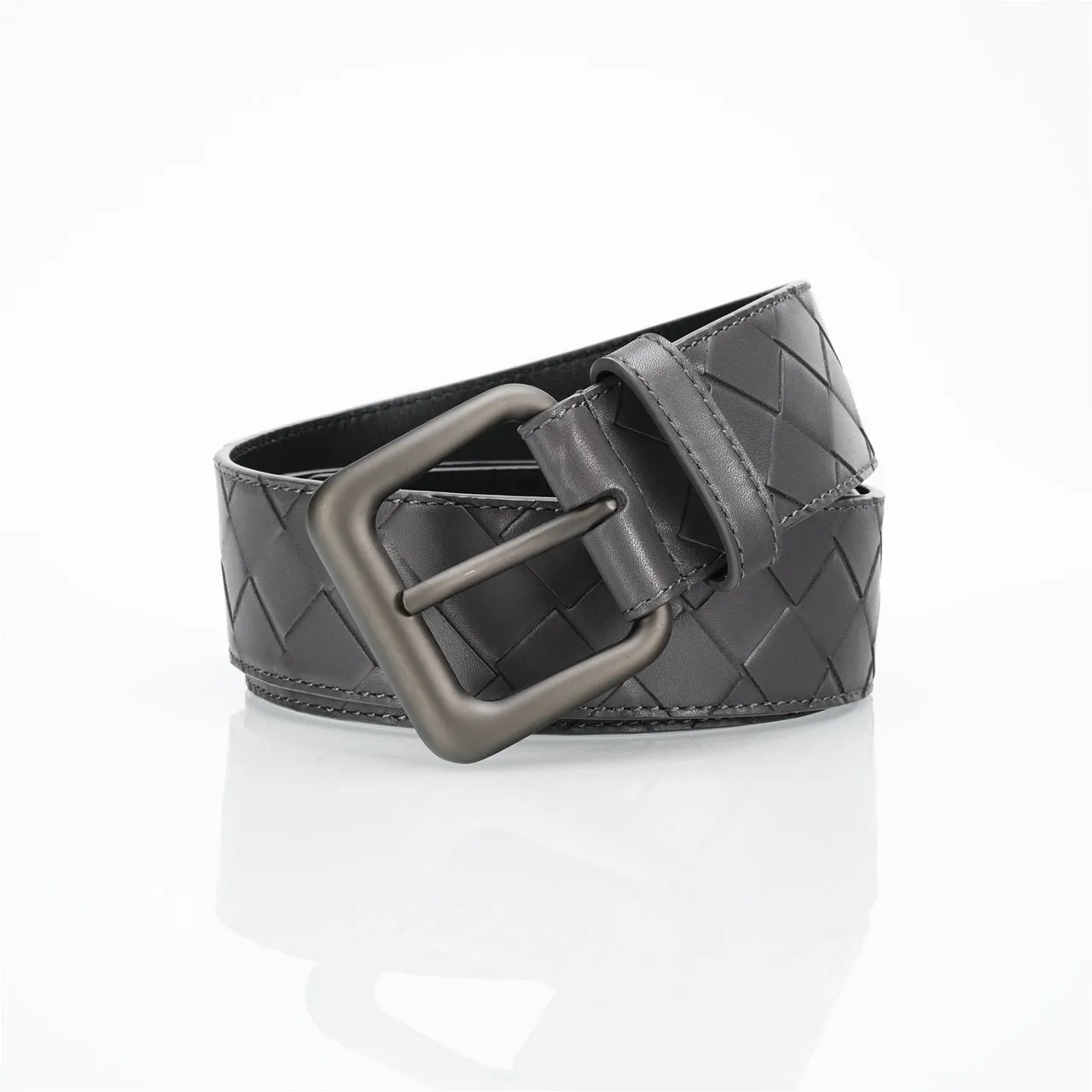 Bottega Veneta Cassette Intrecciato চামড়ার বেল্ট 4