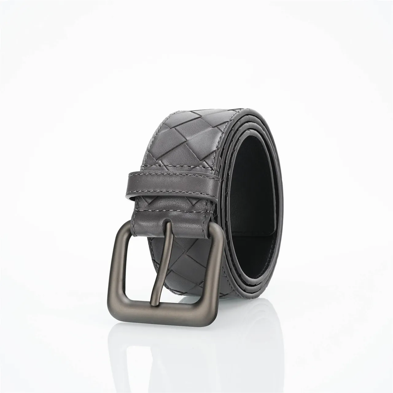 Bottega Veneta Cassette Intrecciato চামড়ার বেল্ট 7