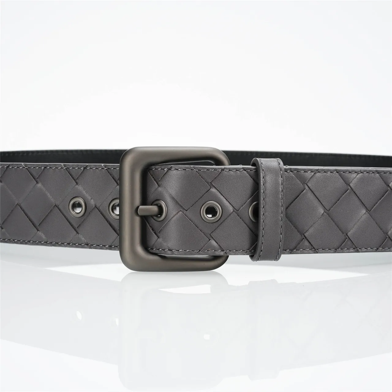 Bottega Veneta Cassette Intrecciato চামড়ার বেল্ট 8