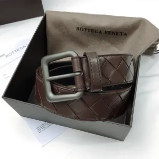 Bottega Veneta Sardine Intrecciato Cinto de couro trançado